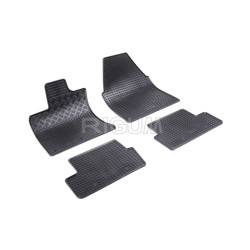 ALFOMBRILLAS DE GOMA NEGRAS NISSAN QASHQAI (2007-2014) RIGUM