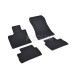 CAR RUBBER FLOOR MATS BLACK NISSAN QASHQAI (2021-...) RIGUM