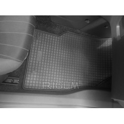CAR RUBBER FLOOR MATS BLACK OPEL CORSA E (2014-2020) RIGUM