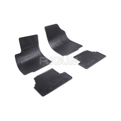 CAR RUBBER FLOOR MATS BLACK CHEVROLET TRAX (2013-...) RIGUM