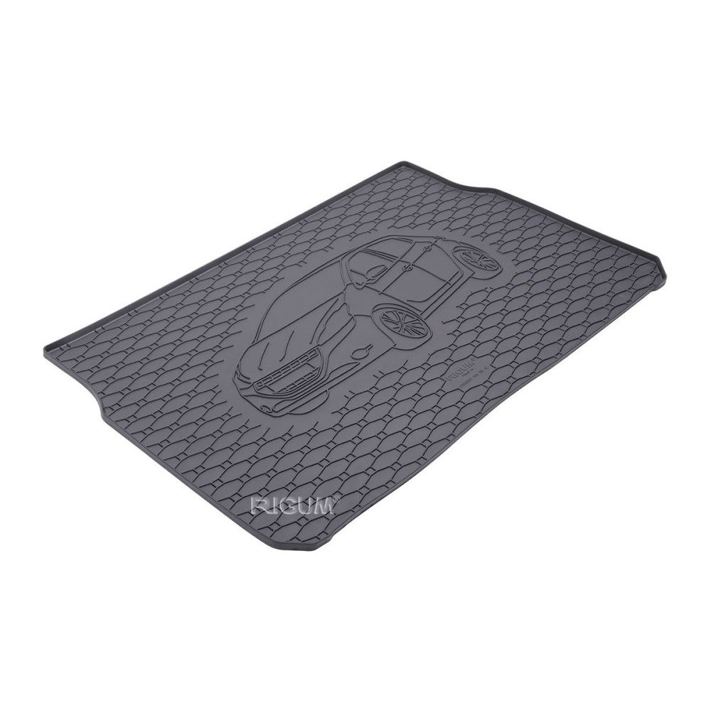 CAR RUBBER TRUNK MAT PEUGEOT 208 HB (2012-2019) RIGUM