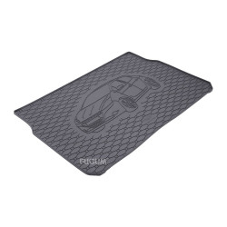 CAR RUBBER TRUNK MAT PEUGEOT 208 HB (2012-2019) RIGUM