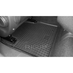 CAR RUBBER FLOOR MATS BLACK PEUGEOT 308 SW (2014-2022) RIGUM
