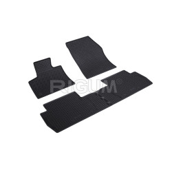 ALFOMBRILLAS DE GOMA NEGRAS PARA COCHE PEUGEOT 5008 (2017-...) RIGUM