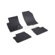 CAR RUBBER FLOOR MATS BLACK PEUGEOT 2008 (2013-2019) RIGUM