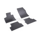 CAR RUBBER FLOOR MATS BLACK  OPEL GRANDLAND X (2017-...) RIGUM