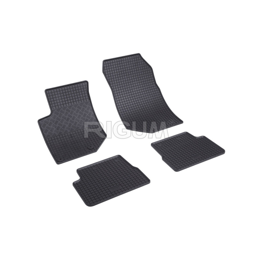 CAR RUBBER FLOOR MATS PEUGEOT 208 (2019-...) RIGUM