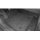 CAR RUBBER FLOOR MATS BLACK RENAULT MEGANE (2016-...) RIGUM