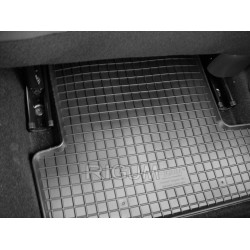 CAR RUBBER FLOOR MATS BLACK RENAULT MEGANE III (2008-2015) RIGUM