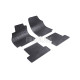 CAR RUBBER FLOOR MATS BLACK RENAULT MEGANE III (2008-2015) RIGUM