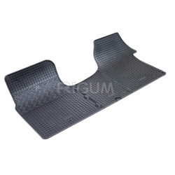 CAR RUBBER FLOOR MATS BLACK RENAULT TRAFIC (2001-2014) RIGUM