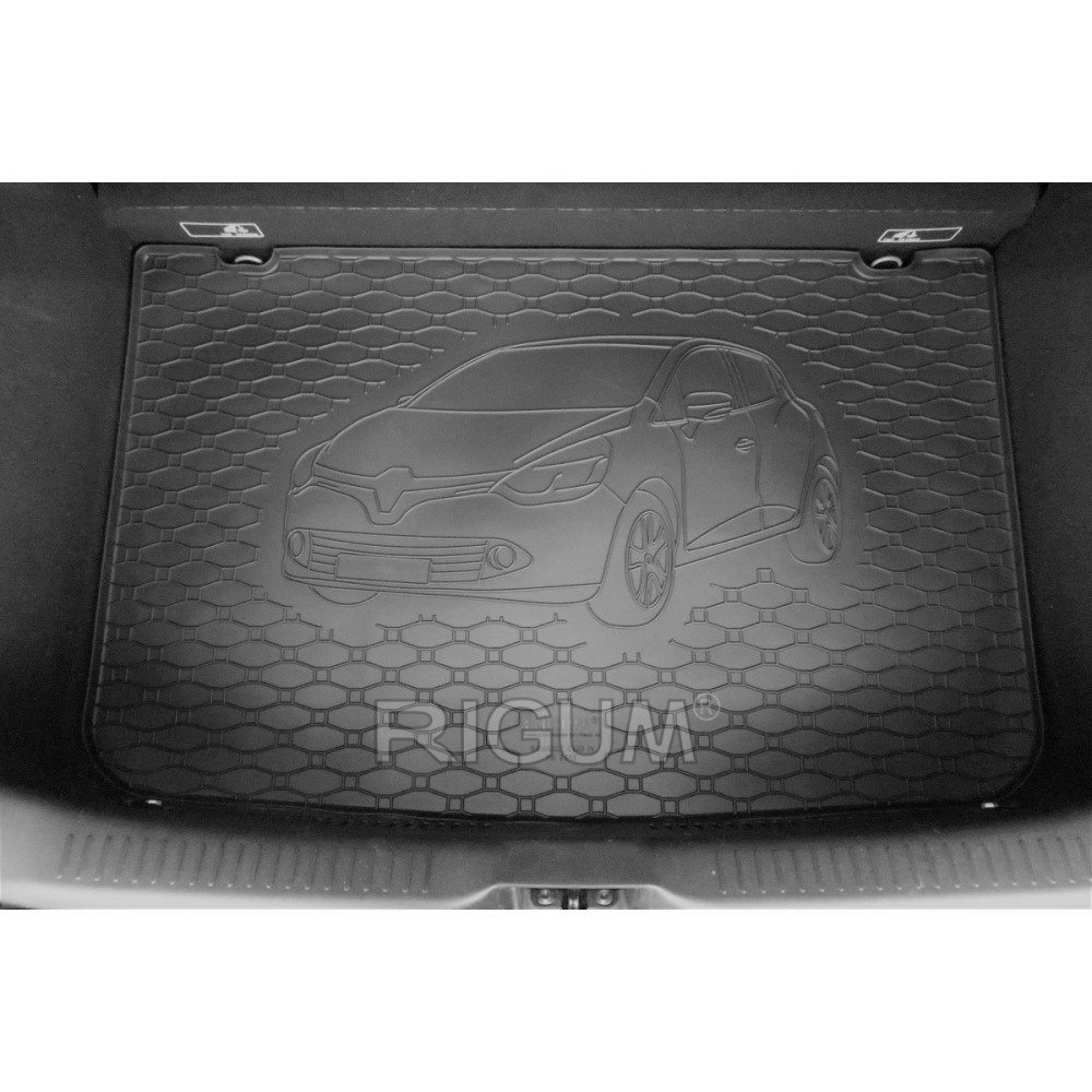 CAR RUBBER TRUNK MAT  RENAULT CLIO V HB (2019-...) RIGUM