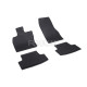 CAR RUBBER FLOOR MATS BLACK SEAT ATECA (2016-...)  RIGUM