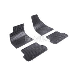 CAR RUBBER FLOOR MATS BLACK SEAT EXEO (2009-...) RIGUM