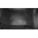 CAR RUBBER FLOOR MATS BLACK VOLKSWAGEN POLO (2017-...) RIGUM