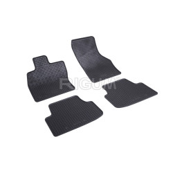 ALFOMBRILLAS DE GOMA PARA COCHE NEGRAS VW GOLF VIII VARIANT (2021-...) RIGUM