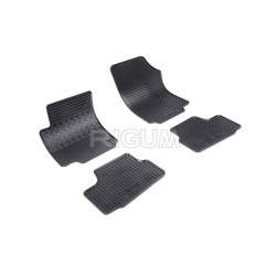 ALFOMBRILLAS DE GOMA NEGRAS PARA COCHE VOLKSWAGEN UP! (2012-...) RIGUM