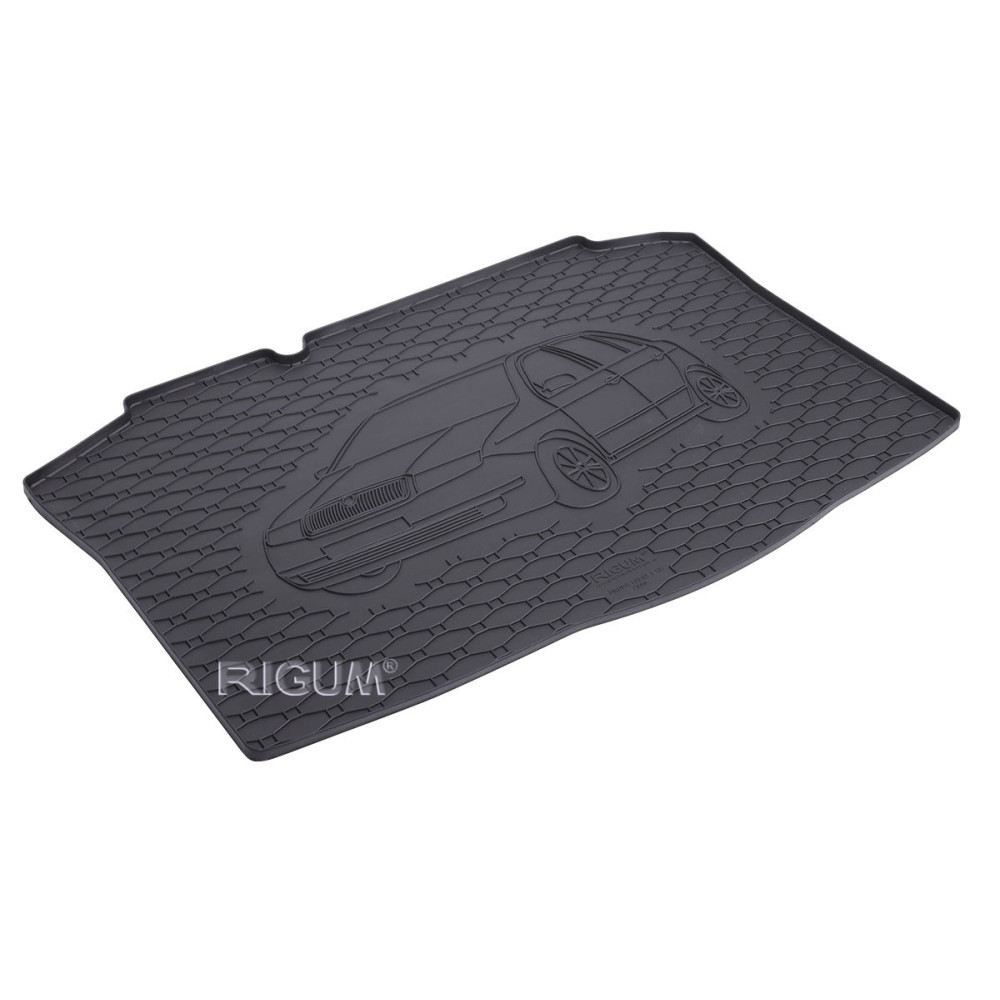 CAR RUBBER TRUNK MAT ŠKODA FABIA I HB (2000-2007) RIGUM