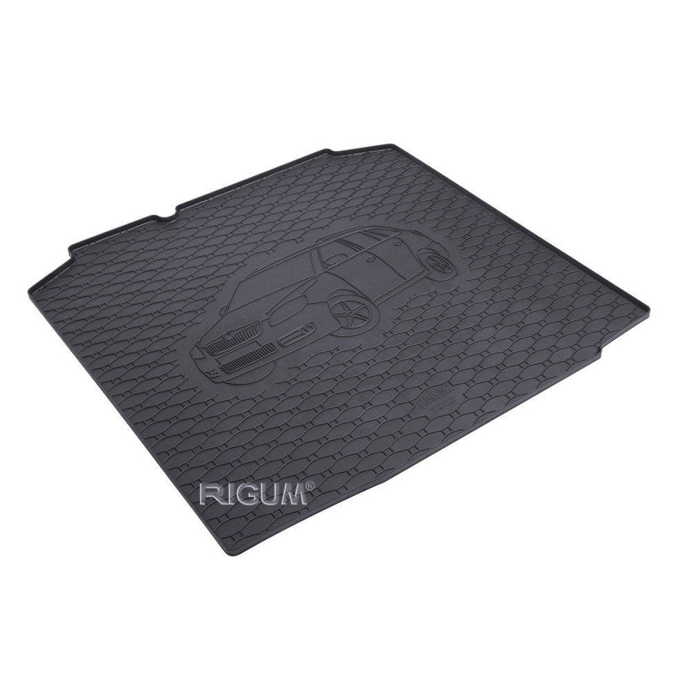 CAR RUBBER TRUNK MAT ŠKODA FABIA II COMBI (2007-2014) RIGUM