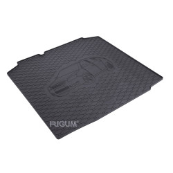 CAR RUBBER TRUNK MAT ŠKODA FABIA II COMBI (2007-2014) RIGUM
