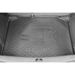 CAR RUBBER TRUNK MAT ŠKODA FABIA II HB (2007-2014) RIGUM