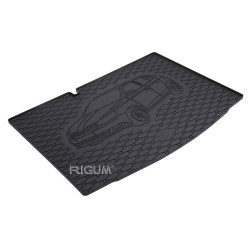 CAR RUBBER TRUNK MAT ŠKODA FABIA III HB (2014-...) RIGUM