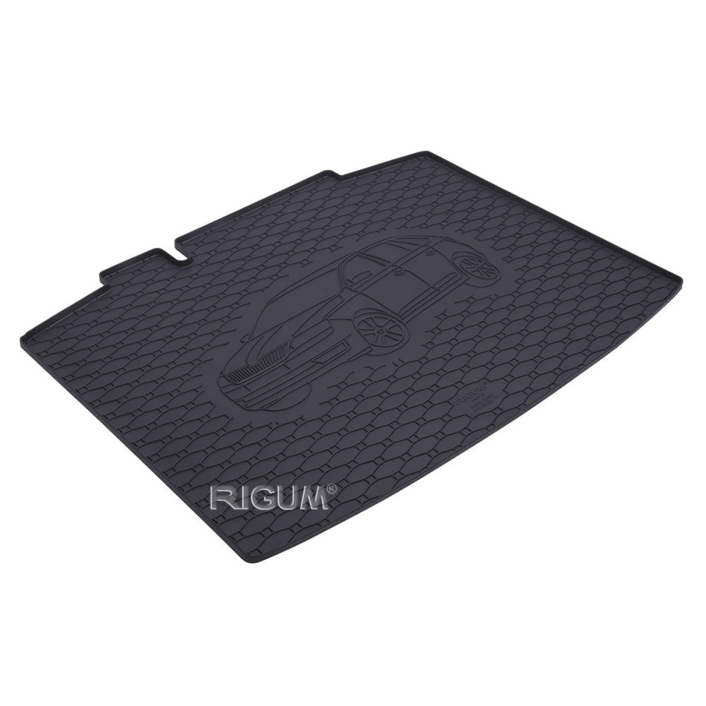 CAR RUBBER TRUNK MAT ŠKODA RAPID SPACEBACK (2013-...) RIGUM 