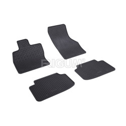 ALFOMBRILLAS DE GOMA NEGRAS PARA COCHE SKODA OCTAVIA III (2013-...) RIGUM