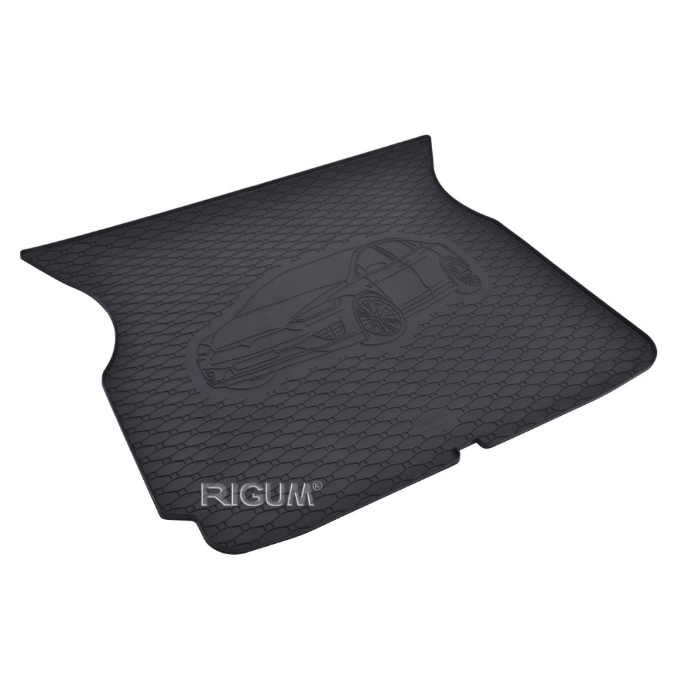 CAR RUBBER TRUNK MAT TESLA X (5S.) (2016-…) RIGUM 