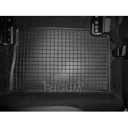 CAR RUBBER FLOOR MATS BLACK TOYOTA AURIS (2013-2018)  RIGUM