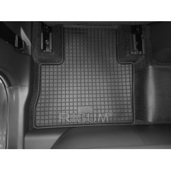 CAR RUBBER FLOOR MATS BLACK TOYOTA RAV4 Automat.  (2019-...) RIGUM