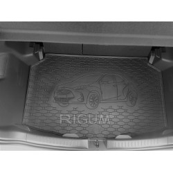 CAR RUBBER TRUNK MAT TOYOTA YARIS BOTTOM FLOOR (2020-...) RIGUM
