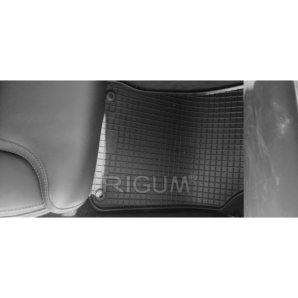 CAR RUBBER FLOOR MATS BLACK VOLVO S90 (2016-...) RIGUM