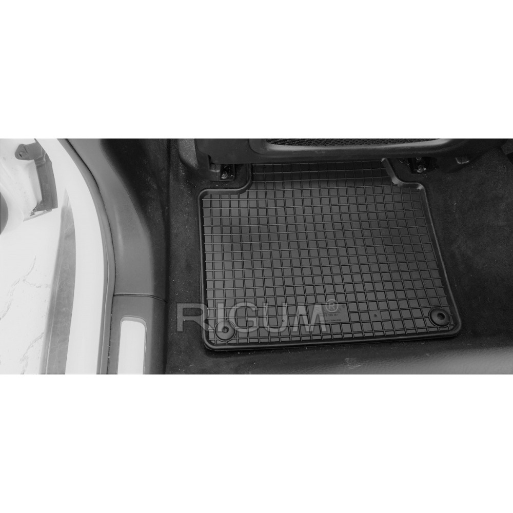CAR RUBBER FLOOR MATS BLACK VOLVO S90 (2016-...) RIGUM