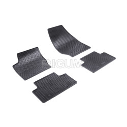 ALFOMBRILLAS DE GOMA NEGRAS PARA COCHE VOLVO XC90 (2003-2014) RIGUM