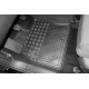 CAR RUBBER FLOOR MATS BLACK VOLKSWAGEN GOLF VII (2012-2020) RIGUM