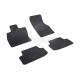 CAR RUBBER FLOOR MATS BLACK SEAT LEON (2013-2020) RIGUM