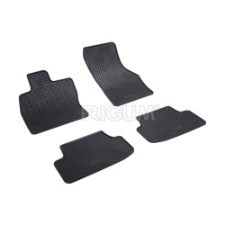 ALFOMBRILLAS DE GOMA NEGRAS PARA COCHE VOLKSWAGEN GOLF VII (2012-2020) RIGUM