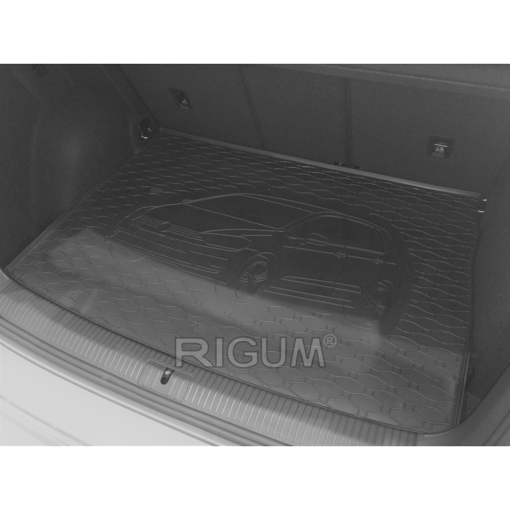 CAR RUBBER TRUNK MAT VW GOLF VII SPORTSVAN UPPER FLOOR (2014-...) RIGUM
