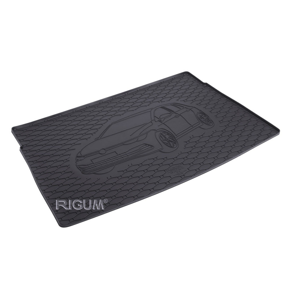 CAR RUBBER TRUNK MAT VW GOLF VIII HB UPPER FLOOR (2020-...) RIGUM