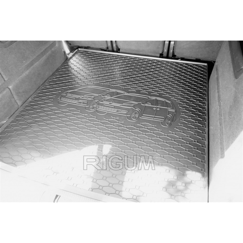 CAR RUBBER TRUNK MAT SEAT ALHAMBRA II (5S.) (2010-...) RIGUM