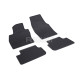 CAR RUBBER FLOOR MATS BLACK VOLKSWAGEN T-CROSS (2019-...) RIGUM