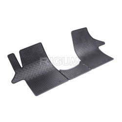 ALFOMBRILLAS DE GOMA NEGRAS PARA COCHE VOLKSWAGEN T5 (2003-...) RIGUM