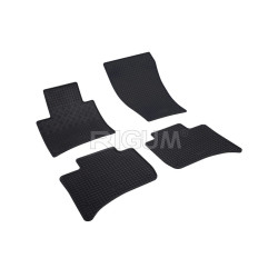 ALFOMBRILLAS DE GOMA PARA COCHE PORSCHE CAYENNE NEGRAS (2010-2018) RIGUM