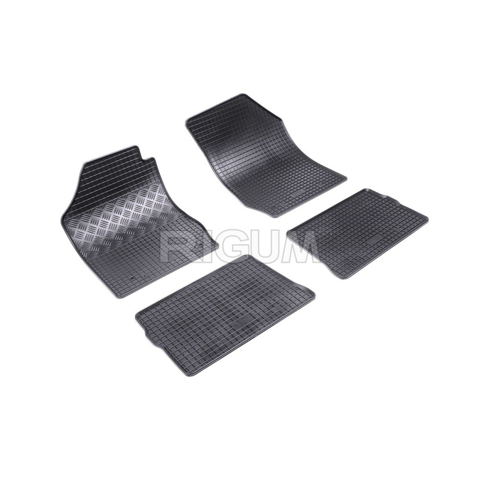 Car rubber mats black RENAULT CLIO II (1998-2005) RIGUM 902181