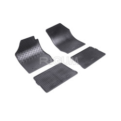 Car rubber mats black RENAULT CLIO II (1998-2005) RIGUM 902181