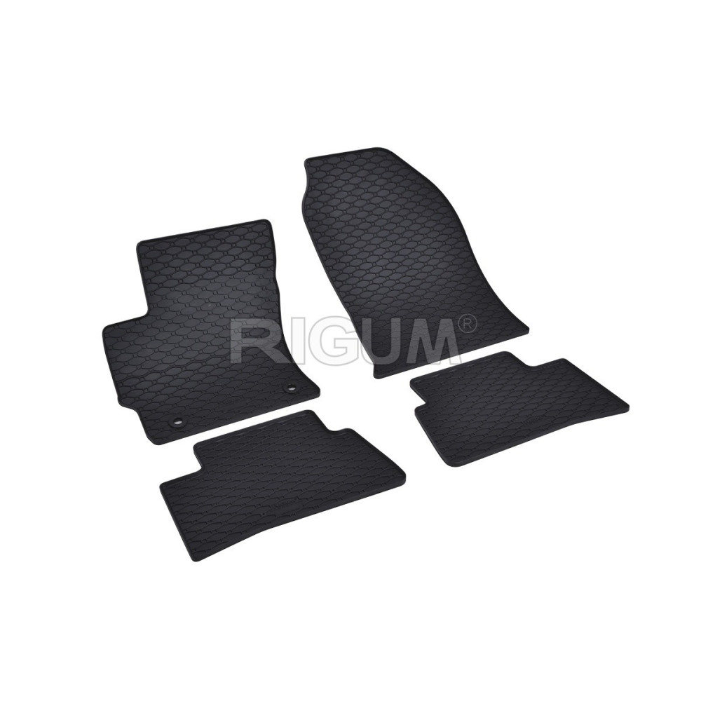 Car rubber mats TOYOTA COROLLA CROSS (2022-…) RIGUM
