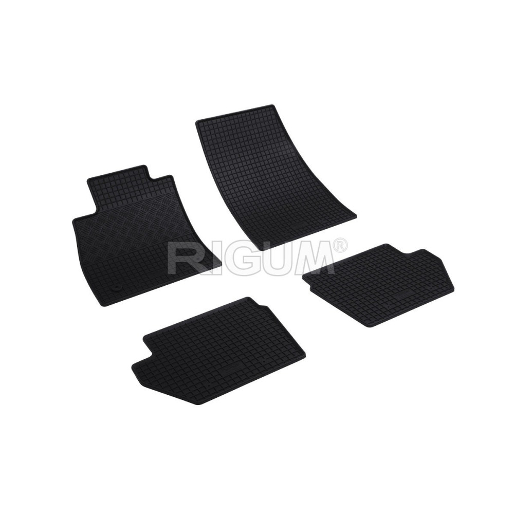 Car rubber mats black FORD FIESTA (2017-...) RIGUM 904291