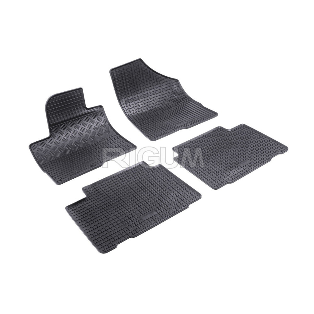 Car rubber mats black HYUNDAI IX55 (2008-...) RIGUM 901214
