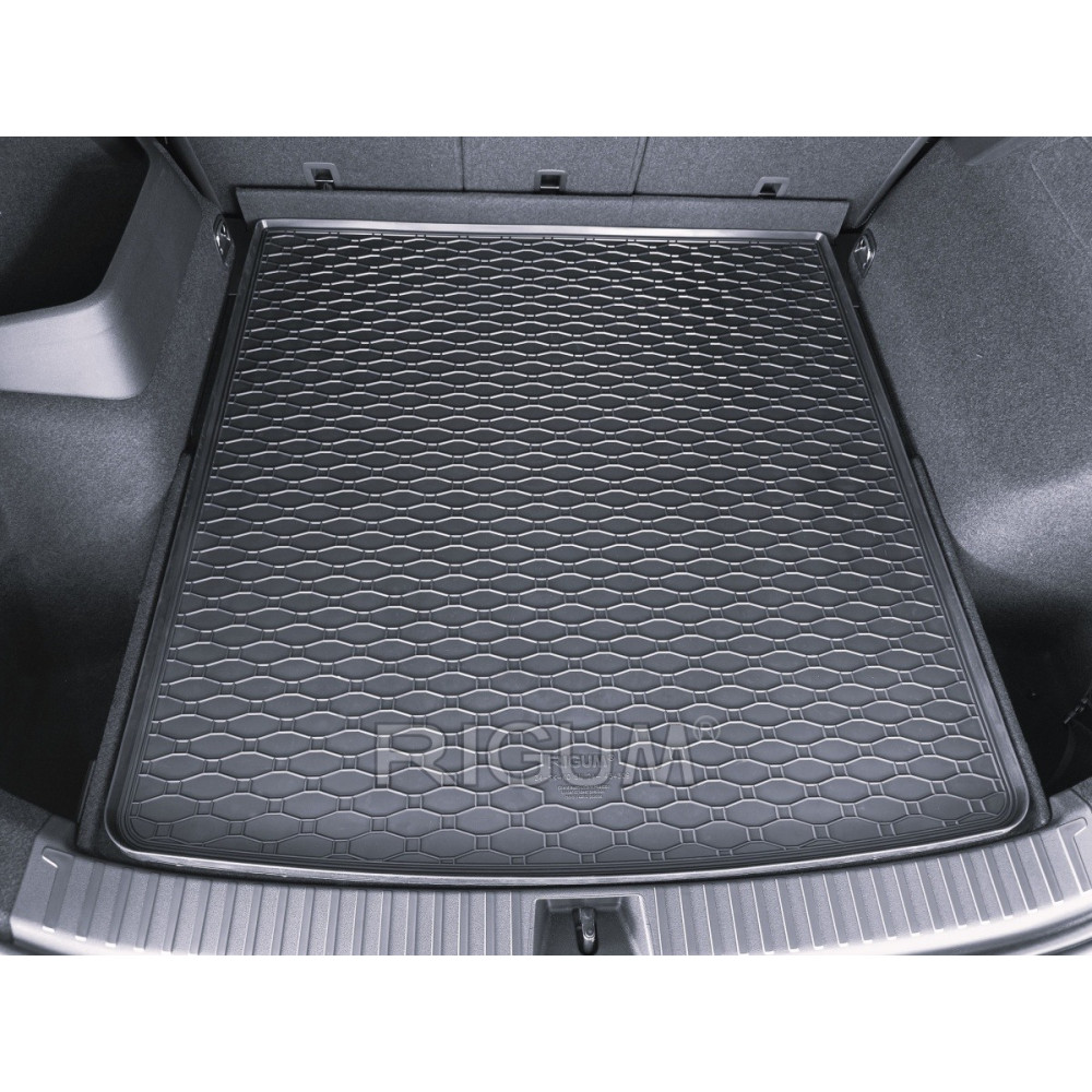 CAR RUBBER TRUNK MAT SKODA KODIAQ II (2024-...) RIGUM RKK (DOES NOT FIT PLUG-IN)